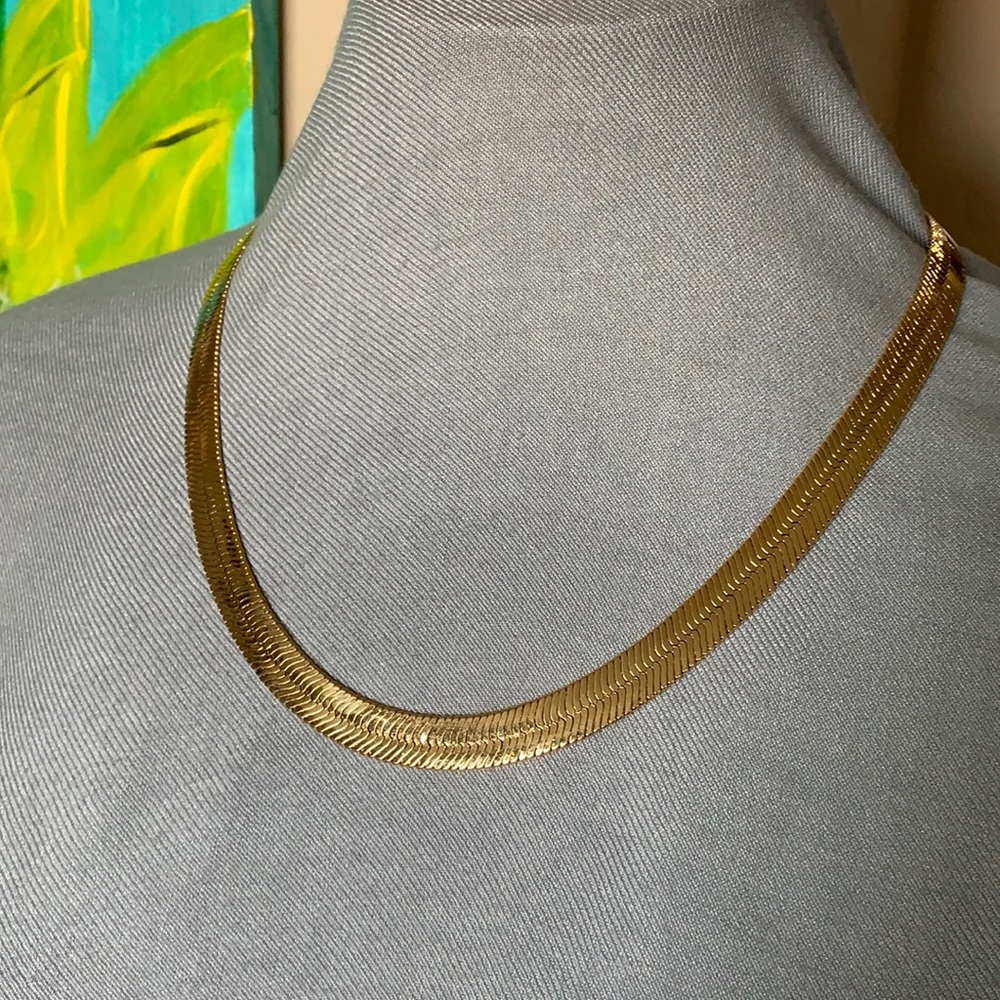 Herringbone necklace